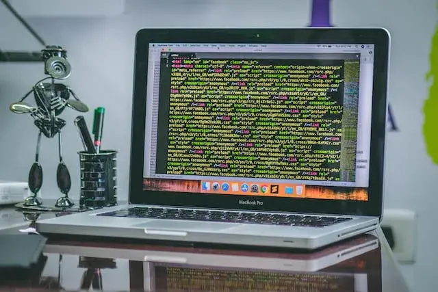 laptop-with-codes-on-the-screen